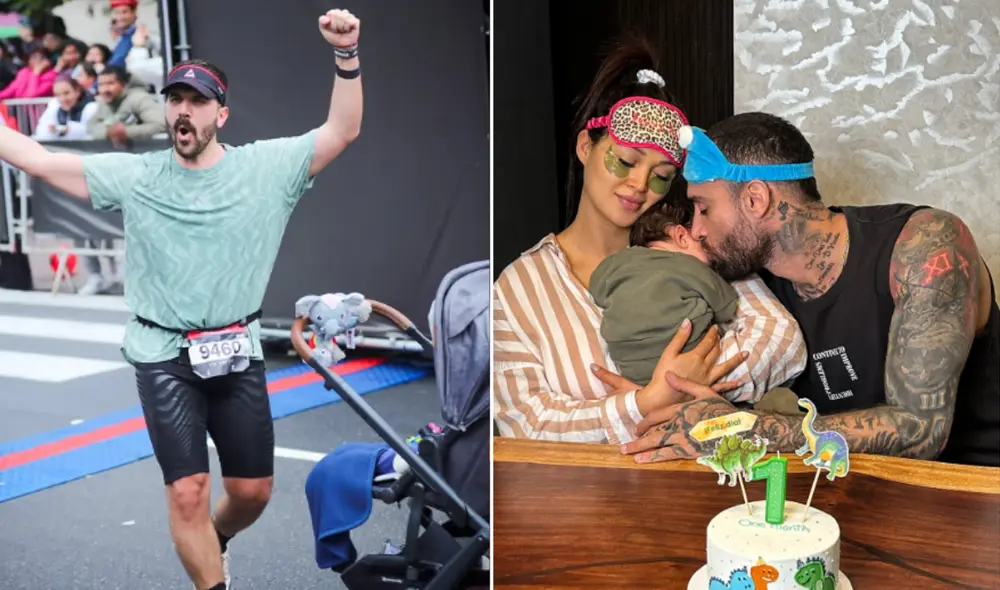 El conductor Pelaez y el ex chico reality Jota Benz celebrando el día del padre El conductor Pelaez y el ex chico reality Jota Benz celebrando el día del padre