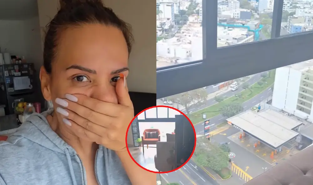 Mónica Cabrejos enfretó el sismo solo con su mascota. Foto: composición LR/Instagram/lacabrejosoficial Mónica Cabrejos enfretó el sismo solo con su mascota. Foto: composición LR/Instagram/lacabrejosoficial