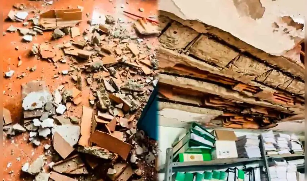 Hasta el momento, no se han registrado heridos ni fallecidos tras el colapso del techo de la comisaría en SJL. Foto: composición LR/RogerGarcía