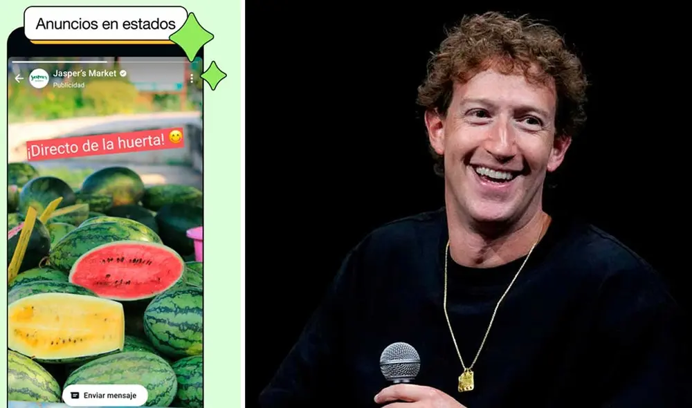 Verás anuncios mientras revisas los estados de WhatsApp.