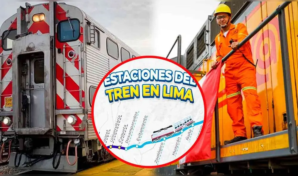 La Municipalidad de Lima anunció cuáles serán las estaciones del tren Caltrain. Foto: composición LR/Caltrain/MML/Andina