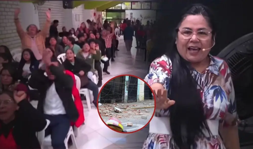 El insólito sermón de una pastora evangélica de Carabayllo durante sismo de 6.1 en Lima: "No se muevan, alaben al Señor". Foto: composición LR/Andina. El insólito sermón de una pastora evangélica de Carabayllo durante sismo de 6.1 en Lima: "No se muevan, alaben al Señor". Foto: composición LR/Andina.