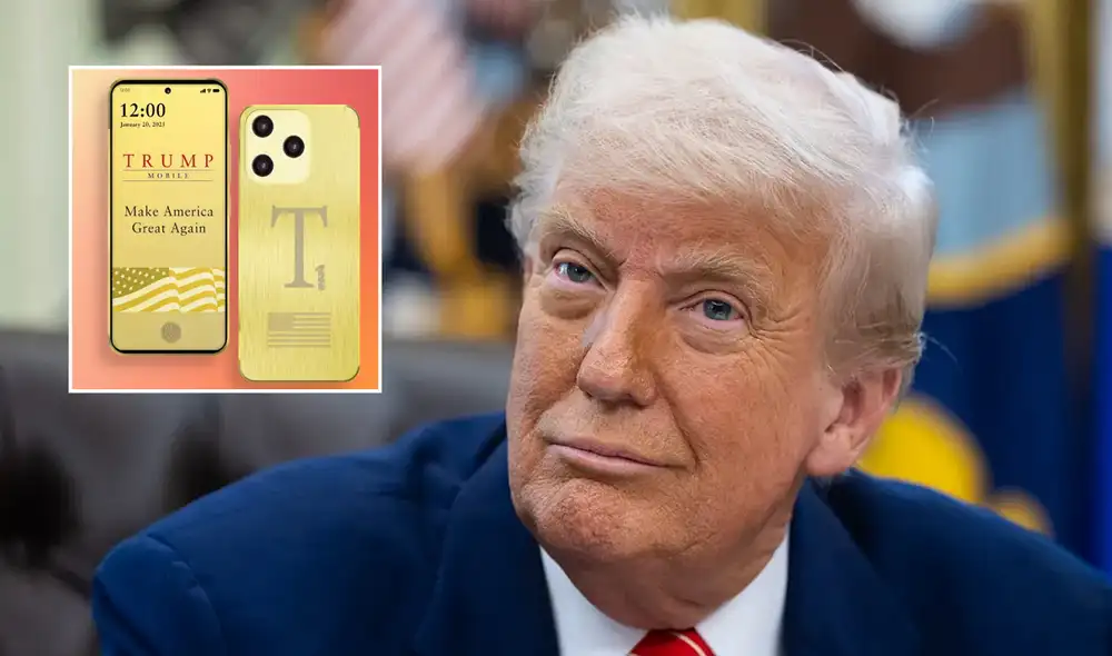 La Organización Trump lanzó el nuevo servicio de telefonía móvil llamado "Trump Mobile".
