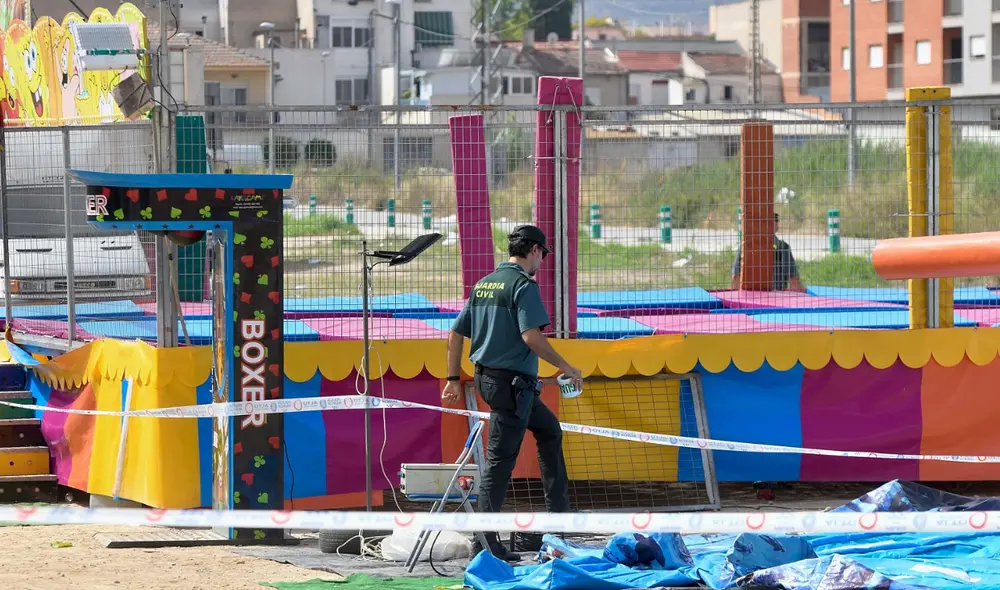 La Justicia investiga el caso por un posible homicidio imprudente relacionado con la instalación de la atracción no autorizada. Foto: EUROPRESS La Justicia investiga el caso por un posible homicidio imprudente relacionado con la instalación de la atracción no autorizada. Foto: EUROPRESS