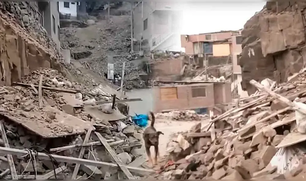 La Municipalidad de SMP anunció que reconstruirá el área colapsada por el sismo. Foto: composición LR/Panorama