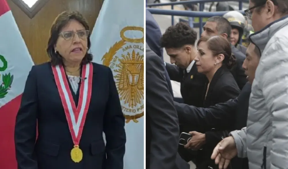 Patricia Benavides intentó tomar por la fuerza el cargo de fiscal de la Nación. Foto: composición LR Patricia Benavides intentó tomar por la fuerza el cargo de fiscal de la Nación. Foto: composición LR