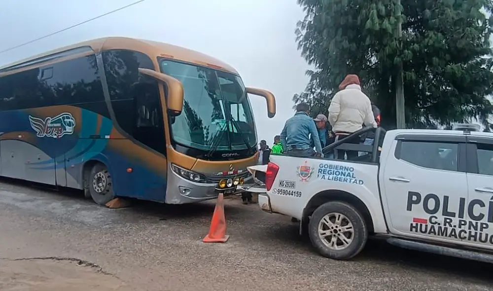 El cuerpo del conductor fue trasladado a la morgue de Trujillo. Foto: Hcotvhuamachuco