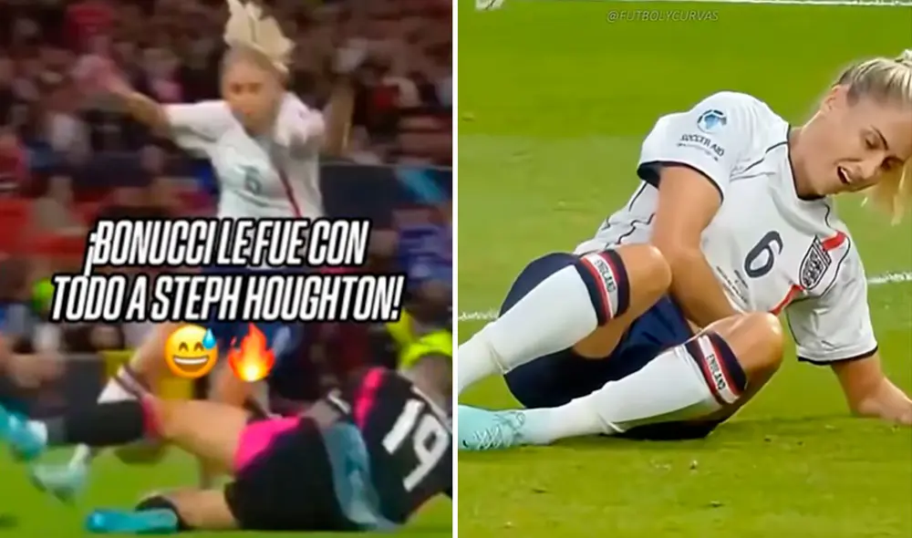 Leonardo Bonucci y Steph Houghton participaron en un amistoso a favor de la Unicef. Foto: composición de LR/captura de ESPN