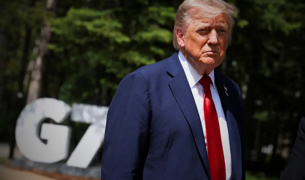 Donald Trump abandona G7 por conflicto en Medio Oriente.