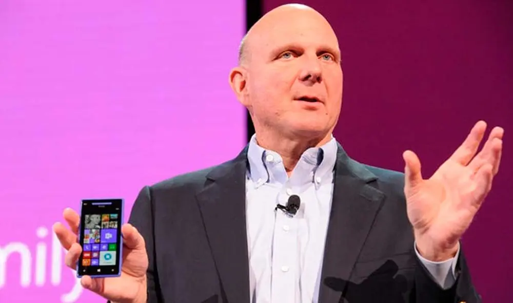 Steve Ballmer dejó su cargo como CEO de Microsoft en febrero de 2014.