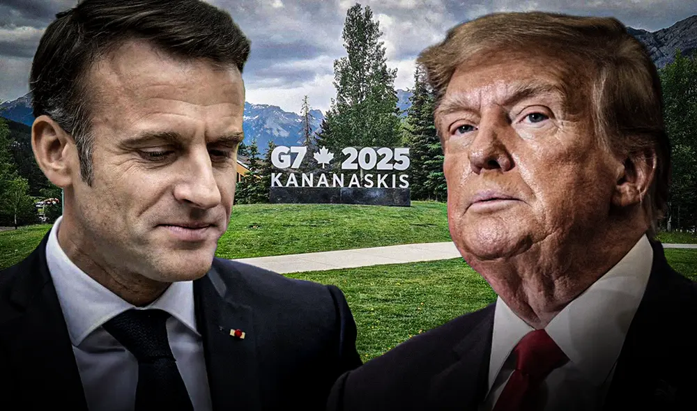 Trump desmiente a Macron, luego de abandonar la cumbre G7. Trump desmiente a Macron, luego de abandonar la cumbre G7.