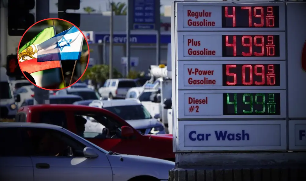 Conflicto entre Irán e Israel subiría el precio de gasolina en EE.UU.