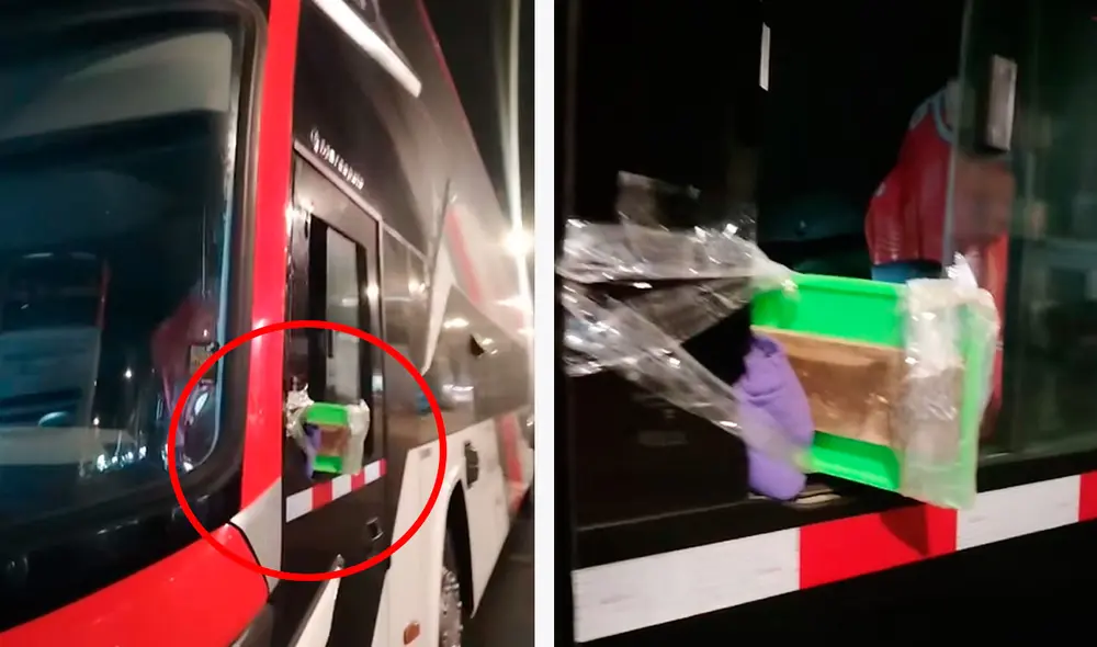 Usuarios en TikTok cuestionaron que el bus transite en tales condiciones, lo que pondría en riesgo la vida de los pasajeros. Foto: composición LR/ TikTok / @jose.flores_c