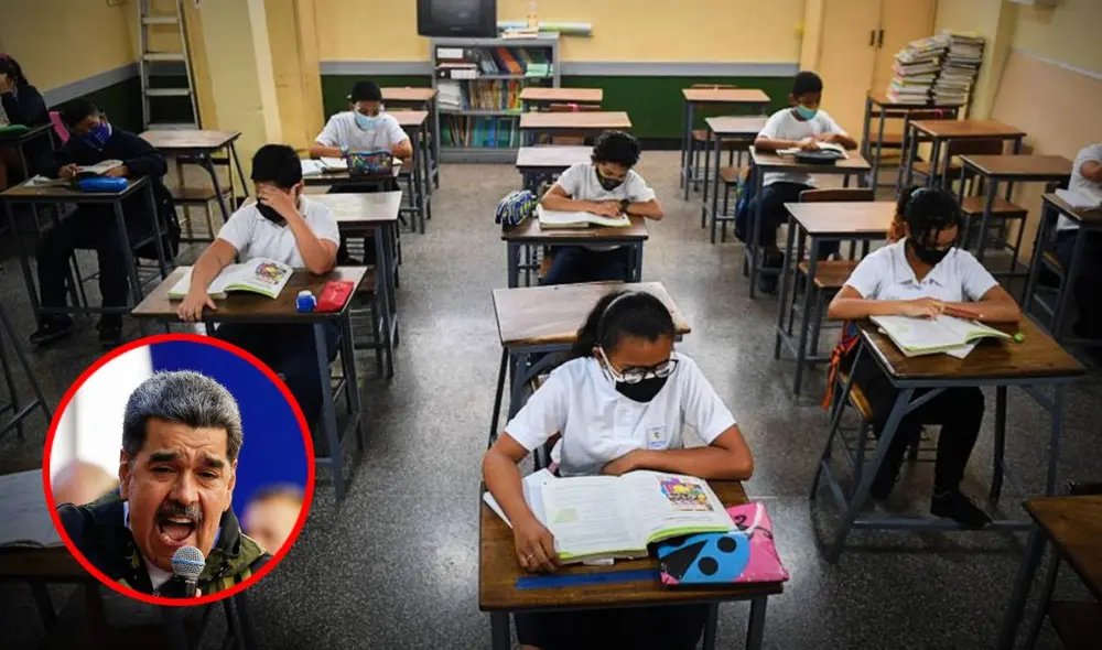 Más de 8.000 docentes podrían perder su bono vacacional si no se revierte la suspensión salarial. Foto: composiciónLR/El Nacional/AFP