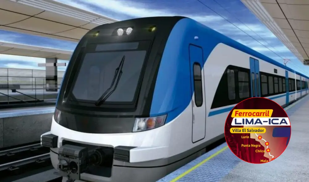 Tren unirá Lima e Ica: consorcio asegura que será más rápido que los de Chile y México