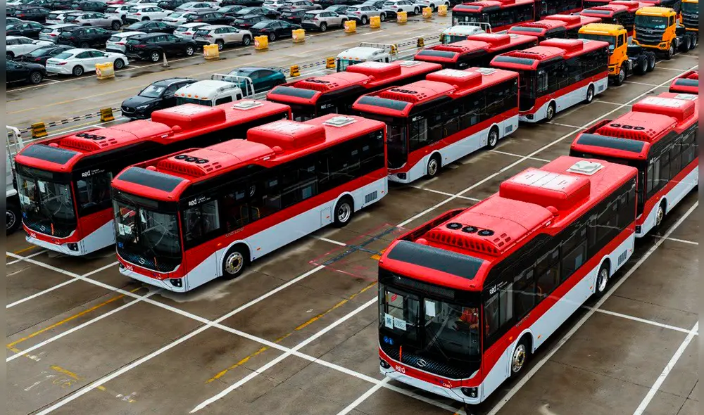 Copiapó, capital de la Región de Atacama, se convertirá en la primera ciudad de Sudamérica con transporte público 100 % eléctrico. Foto: X/@MTTCile