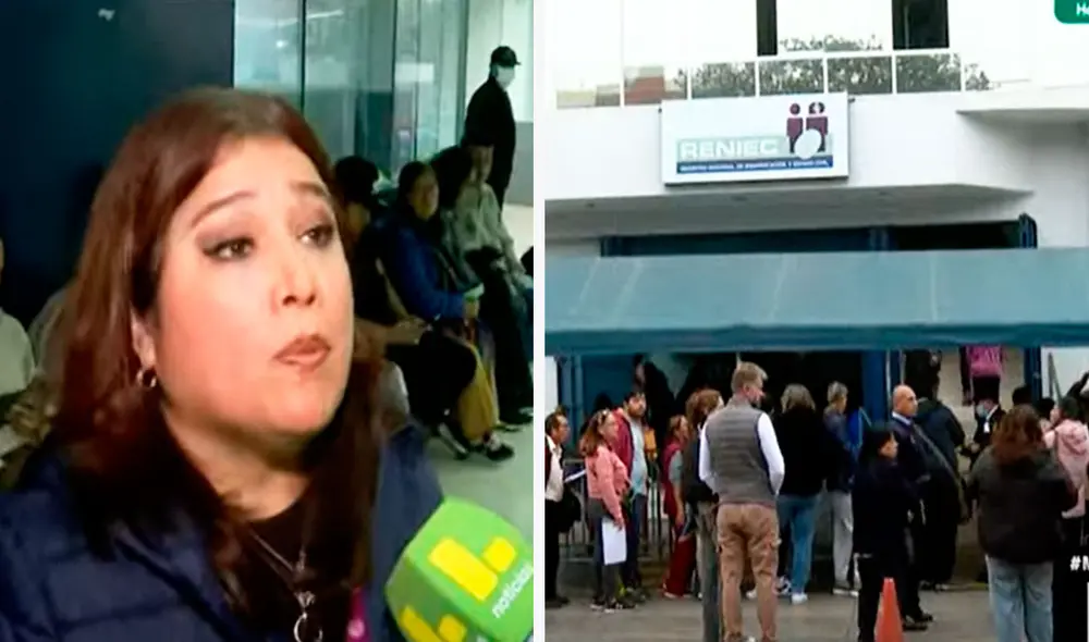 La app trabaja desde celulares, pero estos muchas veces están llenos de aplicaciones, de fotos, videos, memes, señaló Angie Morales, vocera de Reniec. Foto: composición LR/ YouTube / Latina Noticias