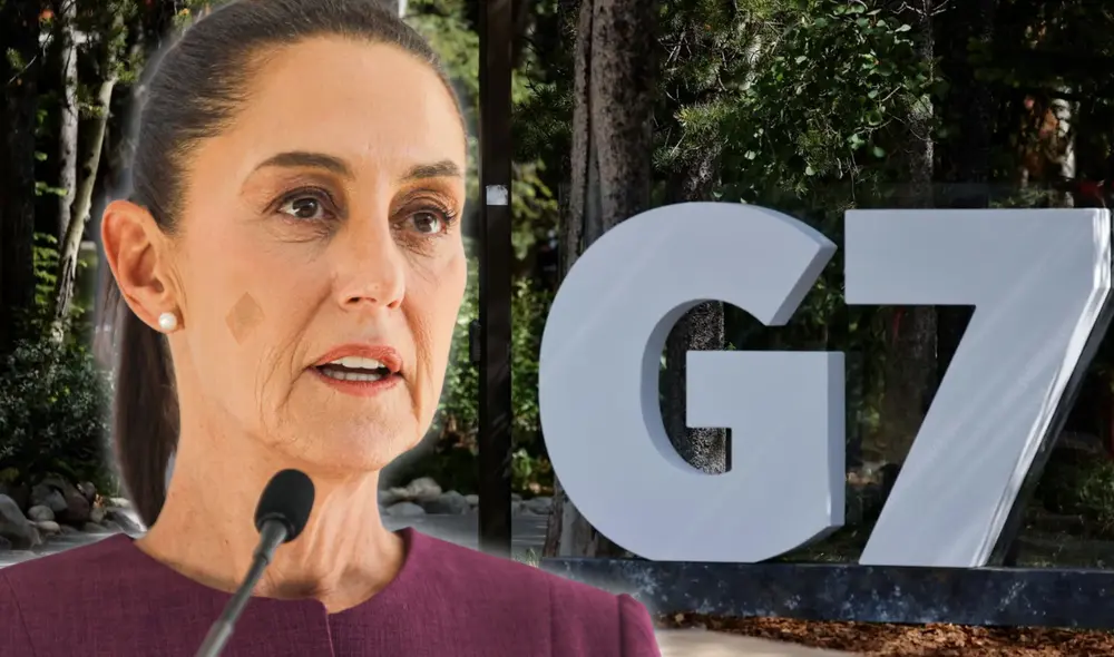 Sheinbaum pide respeto a inmigrantes en Cumbre G7 en Canadá.