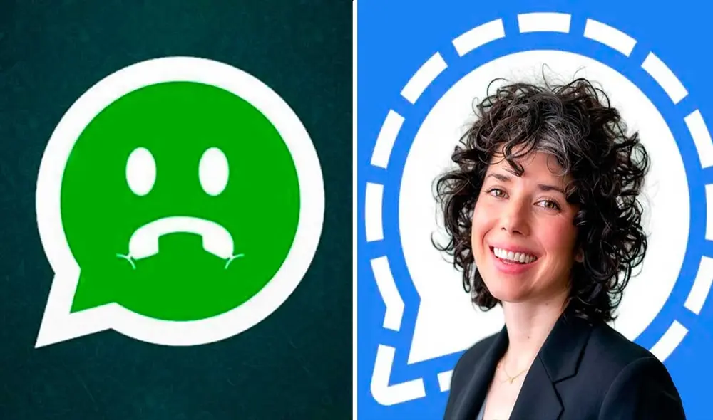 La presidenta de Signal invitó a unirse a su aplicación de mensajería. La presidenta de Signal invitó a unirse a su aplicación de mensajería.