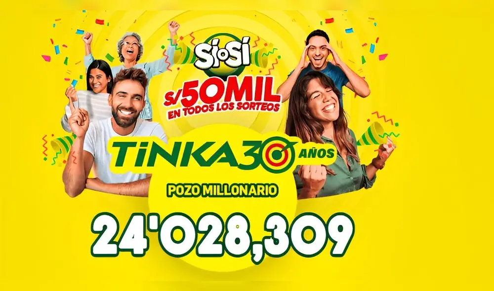 La Tinka realizará un nuevo sorteo este miércoles 18 de junio. Foto: La Tinka La Tinka realizará un nuevo sorteo este miércoles 18 de junio. Foto: La Tinka