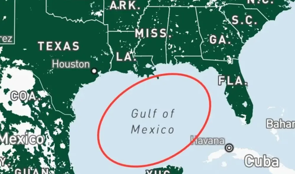 Trump Mobile muestra "Golfo de México" en lugar de "Golfo de América" en EE.UU. Trump Mobile muestra "Golfo de México" en lugar de "Golfo de América" en EE.UU.