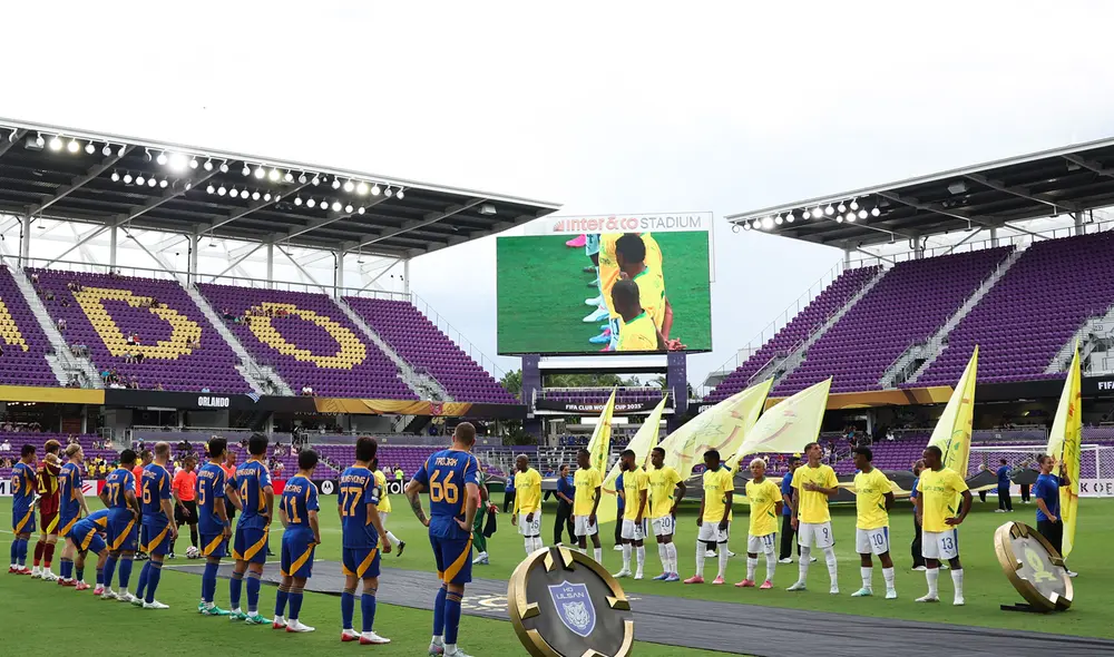 Mamelodi Sundowns y Ulsan Hyundai se enfrentaron en la ciudad de Orlando. Foto: AFP