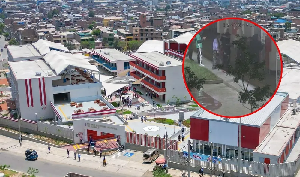 Menores intentan robar en Escuela Bicentenario IE Antúnez de Mayolo en Independencia. Foto: Municipalidad de Independencia Menores intentan robar en Escuela Bicentenario IE Antúnez de Mayolo en Independencia. Foto: Municipalidad de Independencia