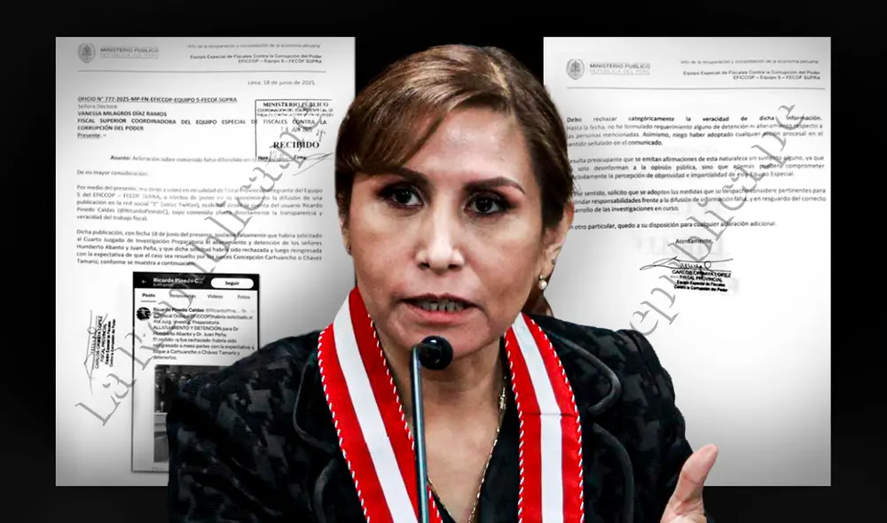 Fiscal Ordoya desmintió intención de allanar y detener a abogados de Patricia Benavides | Composición: Jazmín Ceras / Foto: LR. Fiscal Ordoya desmintió intención de allanar y detener a abogados de Patricia Benavides | Composición: Jazmín Ceras / Foto: LR.