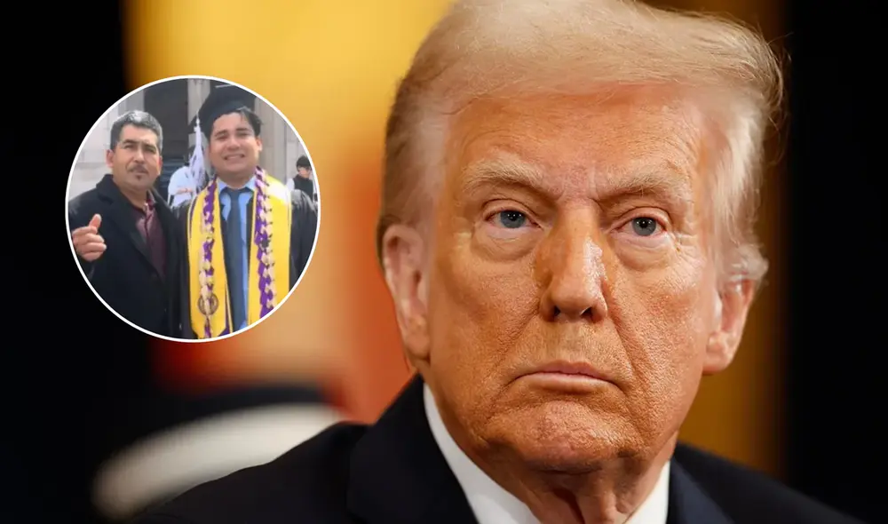 Padre inmigrante lanza fuerte mensaje hacia Donald Trump tras la graduación de su hijo.