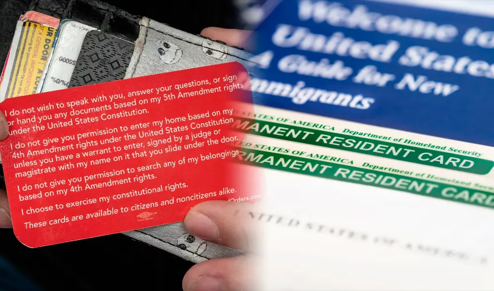 La tarjeta roja, a diferencia de la Green Card, otorga netamente protección ante ICE.