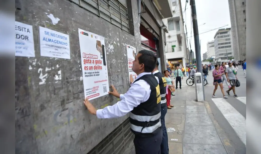 Policía intensifica operativos contra préstamos fácil. Foto: Mininter