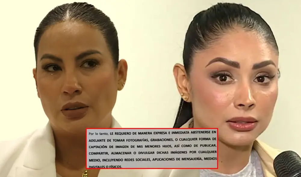 Pamela López envía carta notarial a Pamela Franco. Foto: Composición LR/difusión