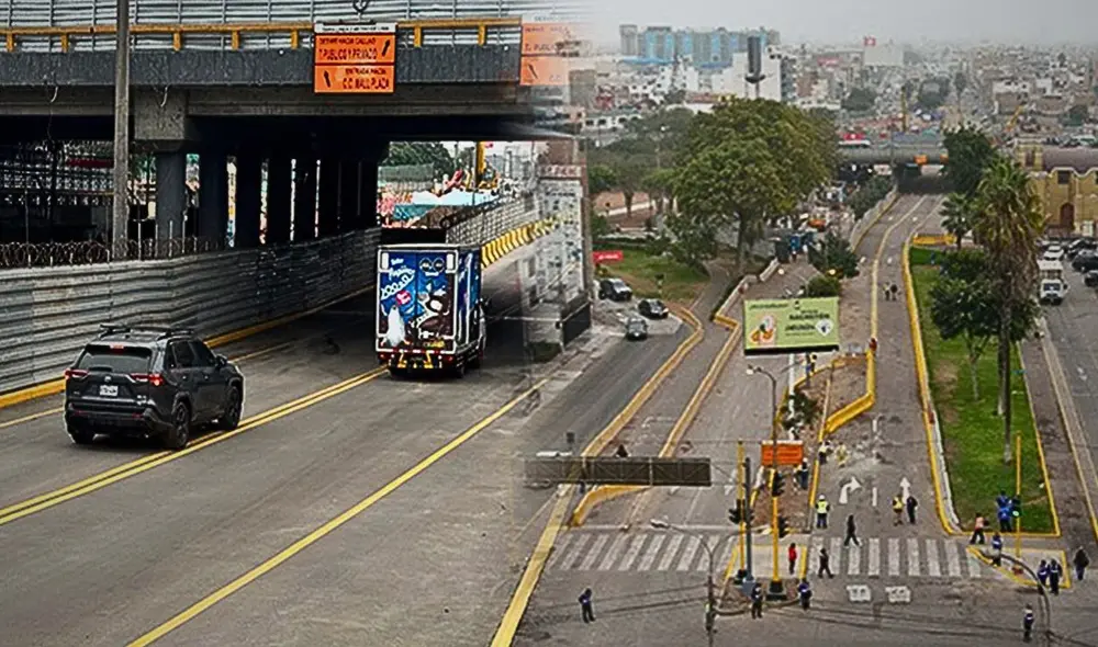 Reapertura de la avenida Óscar R. Benavides en el Callao alivia el tránsito vehicular Reapertura de la avenida Óscar R. Benavides en el Callao alivia el tránsito vehicular