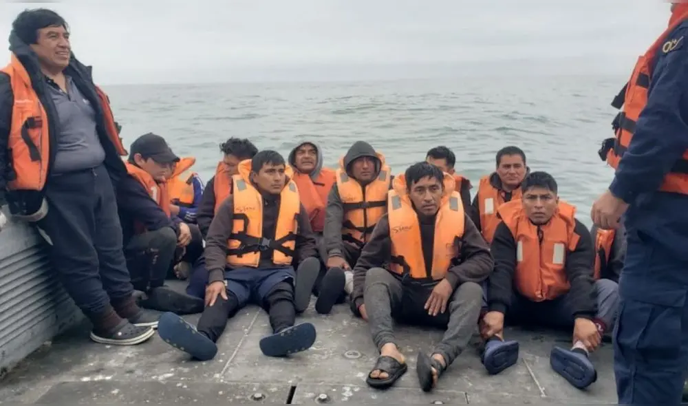 Pescadores fueron hallados por la Capitanía del Puerto de Pimentel. Foto: difusión