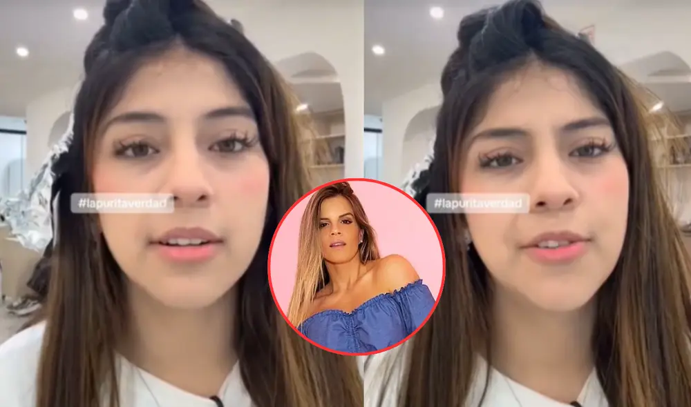 Zully se mostró incómoda al escuchar que algunas trabajadoras de la peluquería de Alejandra Baigorria realizaron comentarios despectivos sobre su cabello. Foto: Composición LR/ TikTok/ América TV Zully se mostró incómoda al escuchar que algunas trabajadoras de la peluquería de Alejandra Baigorria realizaron comentarios despectivos sobre su cabello. Foto: Composición LR/ TikTok/ América TV