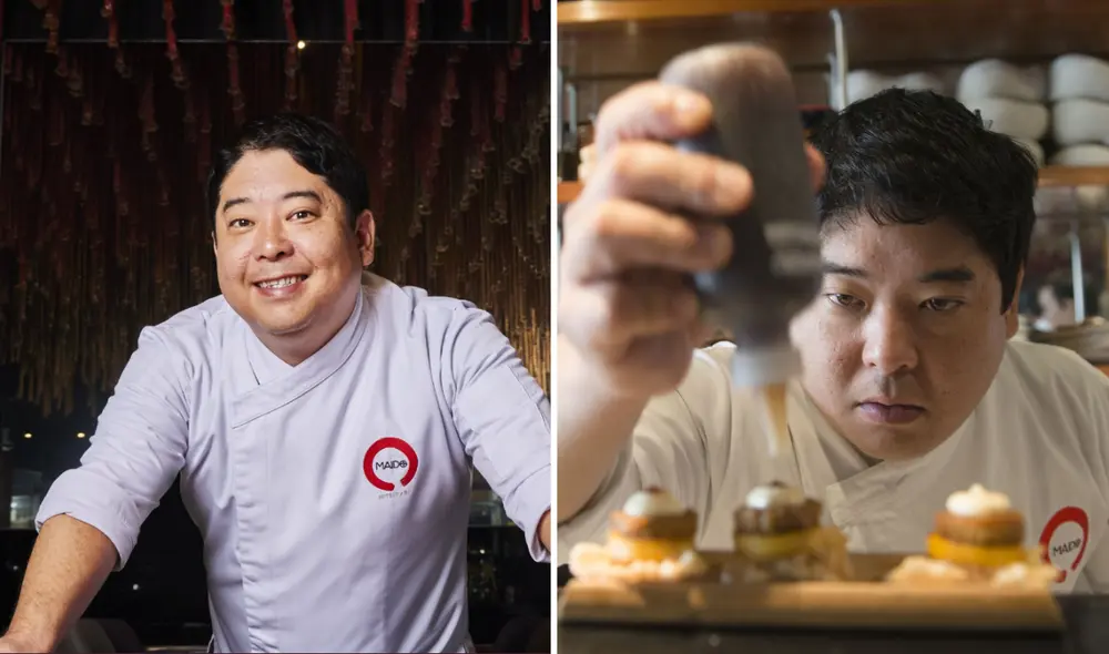 Mitsuharu 'Micha' Tsumura es el jefe de cocina y propietario de Maido. Mitsuharu 'Micha' Tsumura es el jefe de cocina y propietario de Maido.