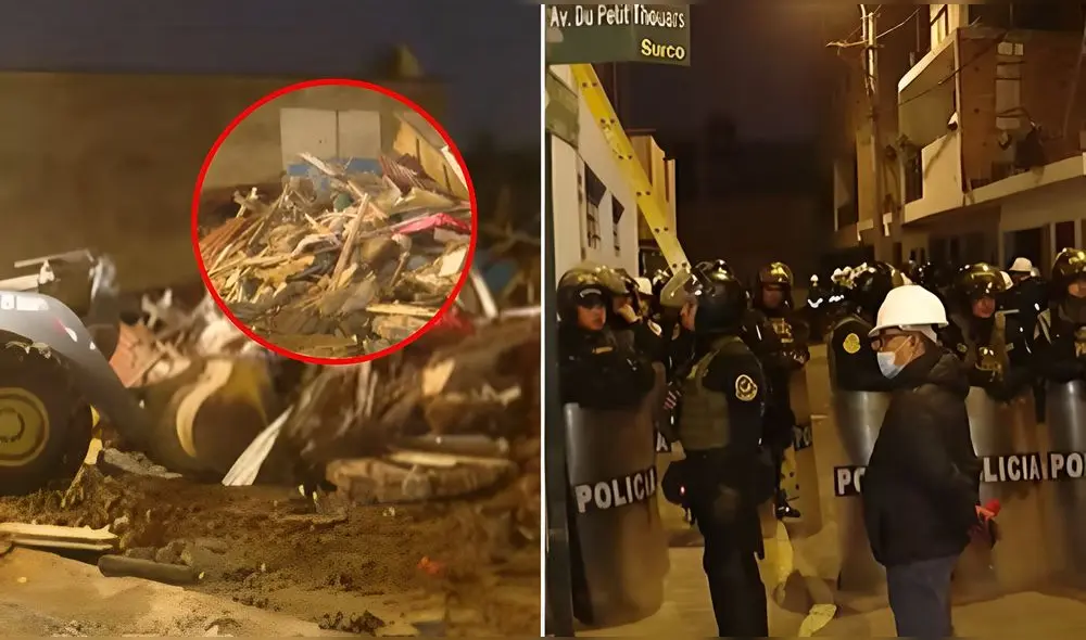 El asentamiento humano se llama Señor de Los Milagros, ubicada en el cruce con Petit Thouars. Foto: Composición LR