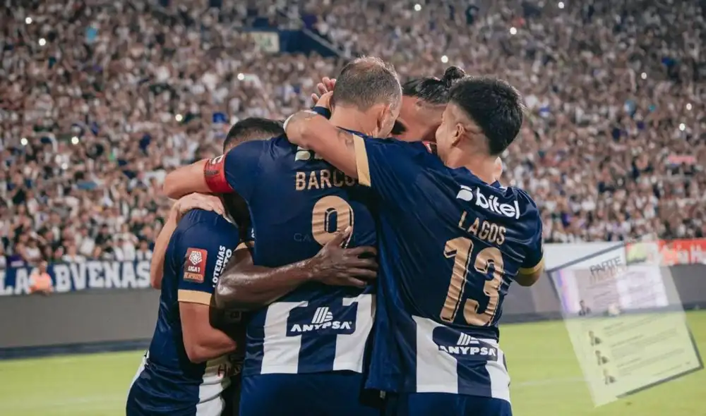 Alianza Lima anuncia parte médico con 4 bajas en el primer equipo. Composición: Lr/Alianza Lima