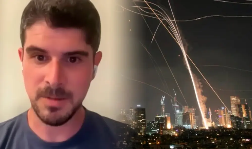 Ariel Roitman detalló cómo se vivió el ataque de Irán a Israel a la ciudades de Jerusalén y Tel Aviv. Foto: composición LR/Latina/CNN