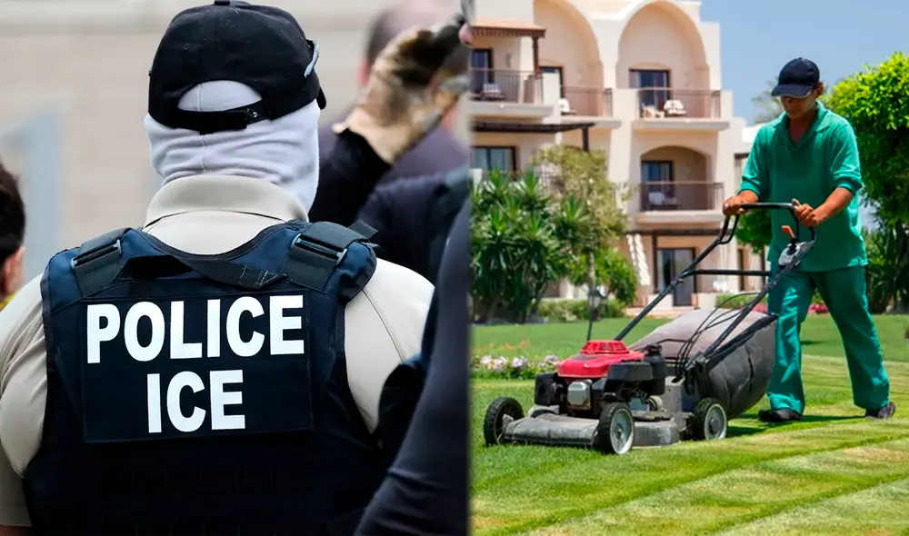 ICE arrestó a 2 jardineros en Ontario, California.