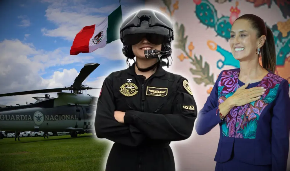 Hasel Aguilar, piloto poblana de la GN sueña con volar con Sheinbaum. Hasel Aguilar, piloto poblana de la GN sueña con volar con Sheinbaum.