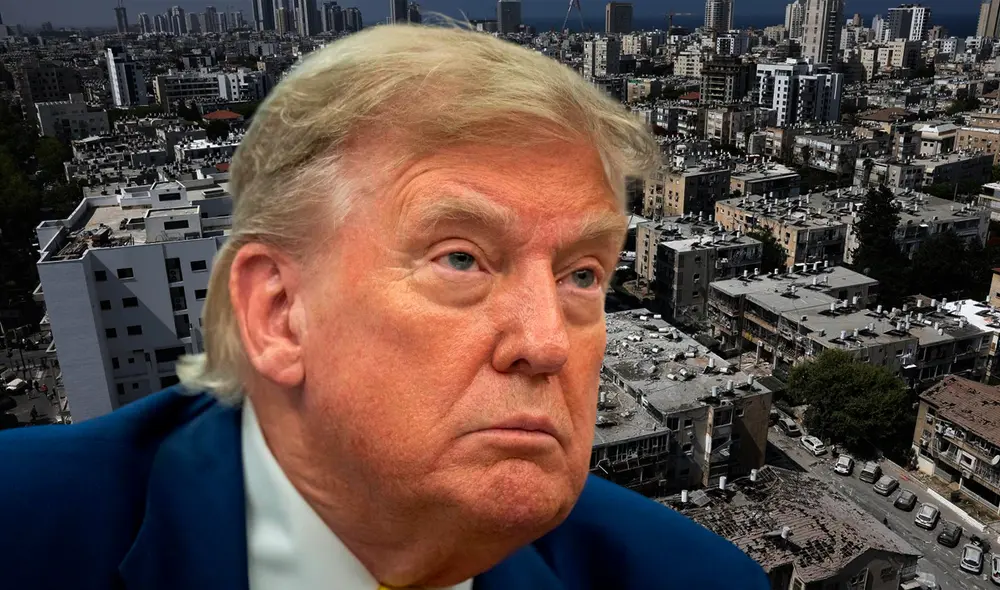 Donald Trump afirmó que es complicado pedir a Israel que detenga sus ataques aéreos en Irán