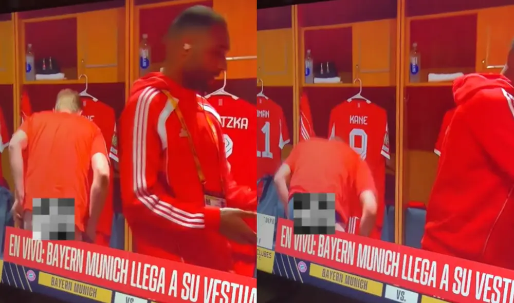 Una cámara de ESPN captó las partes de íntimas de Harry Kane cuando se cambiaba previo al partido contra Boca Juniors. Foto: Composición LR/ TikTok