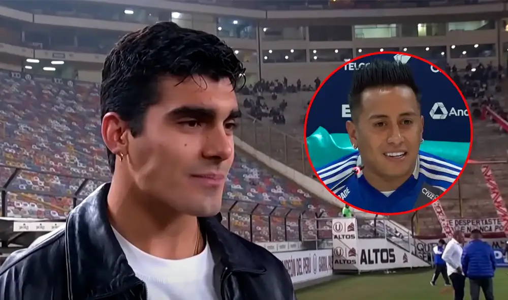 Alfonso Barco y Christian Cueva coincidieron en la Universidad San Martín. Foto: composición LR/captura de GOLPERU