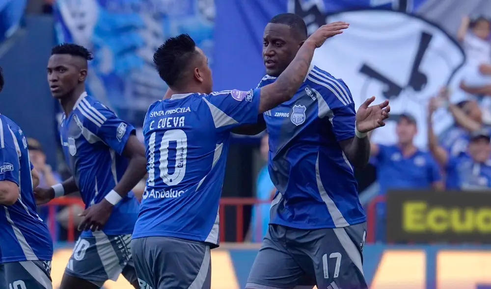 Christian Cueva fue titular en su primer partido con Emelec, aunque no pudo saborear el triunfo. Foto: LigaPro