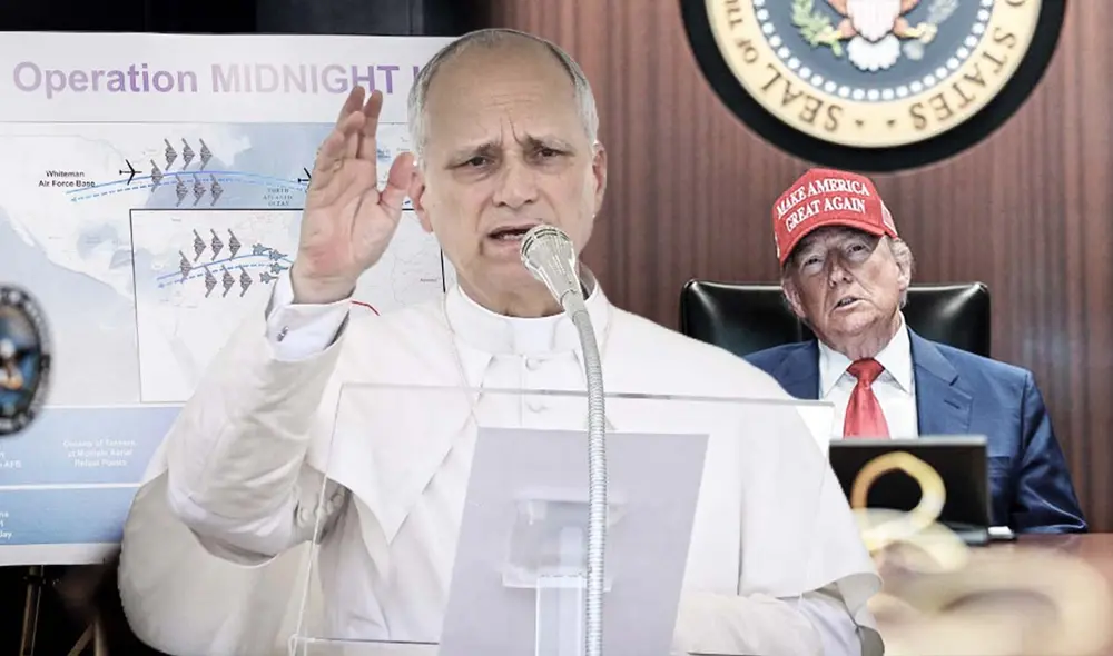El papa León XIV pidió paz en el mundo tras los últimos ataques de Estados Unidos  Irán. Foto: composición LR/AFP