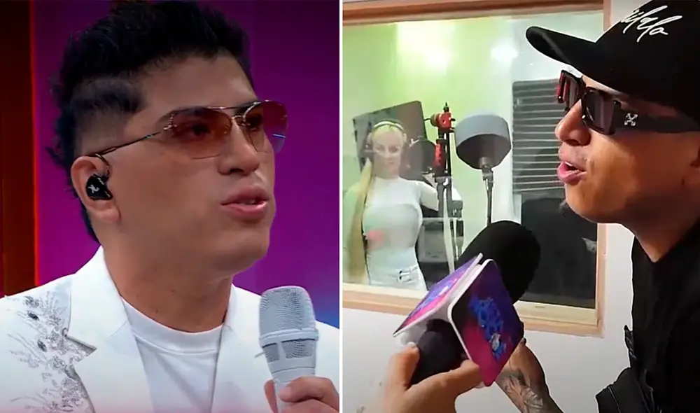 John Kelvin y Dalia Durán anuncian nueva canción tras reaparecer juntos en televisión. Foto: Composición LR/captura Youtube