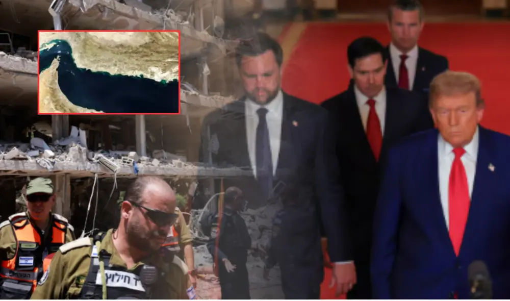 El estrecho de Ormuz tiene apenas 39 kilómetros en su punto más angosto. Foto: AFP/Pool/AP/LaPresse