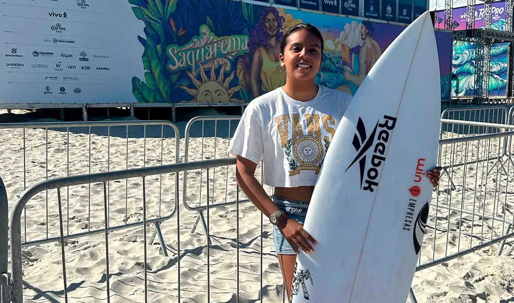 Arena Rodríguez es una destaca representante del surf peruano. Foto: IPD