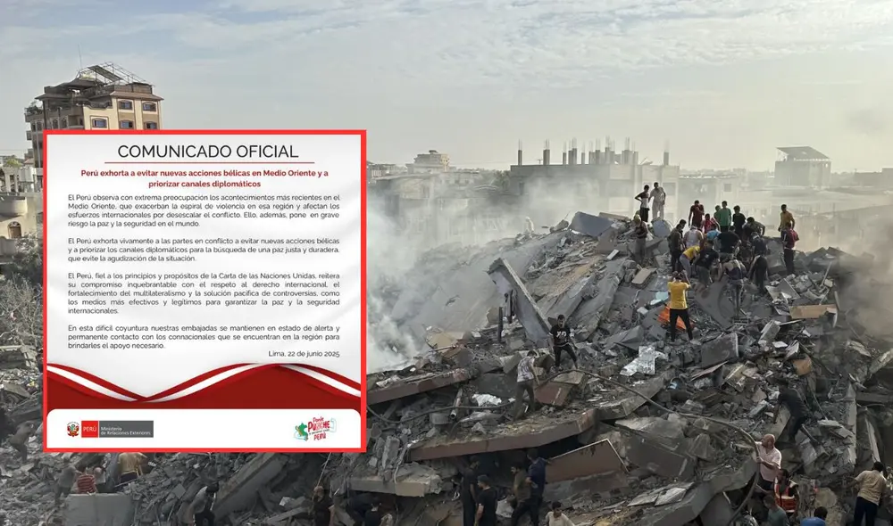 Perú exhorta a evitar nuevos conflicto bélicos en medio oriente. Foto: composición LR Perú exhorta a evitar nuevos conflicto bélicos en medio oriente. Foto: composición LR
